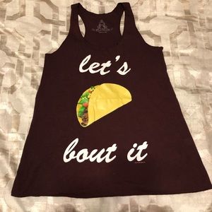 Taco Graphic tank- Medium